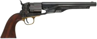 1860 Colt Army Revolver,
.44 caliber, 8" barrel,
full fluted cylinder, used,
COLT brand - Second Generation